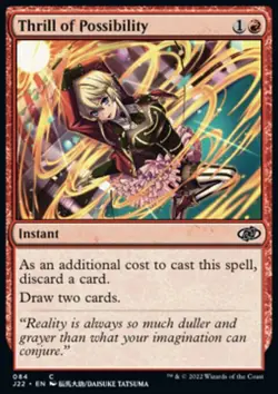 MTG Magic the Gathering Thrill of Possibility (84/835) Jumpstart 2022 LP - Image 1