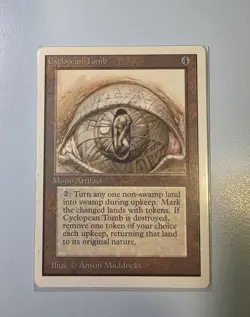 Mtg Unlimited Cyclopean Tomb NM Old School Reserved List Magic The Gathering - Image 1