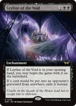 Leyline of the Void (Extended Art) - Duskmourn: House of Horror - MTG NM - Image 1