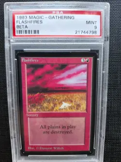 Beta Flashfires PSA 9 MTG 1993 Magic the Gathering - Image 2
