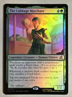 MTG / The Cabbage Merchant / TLE / #134 / FOIL / Rare / NM - Image 1