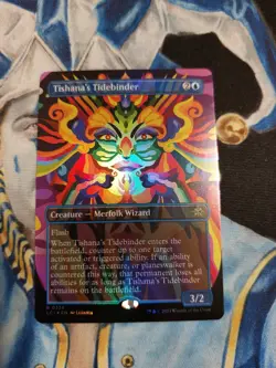 MTG The Lost Caverns of Ixalan LCI Tishana's Tidebinder Borderless FOIL NM-M x1 - Image 1