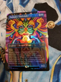 MTG The Lost Caverns of Ixalan LCI Tishana's Tidebinder Borderless FOIL NM-M x1 - Image 2