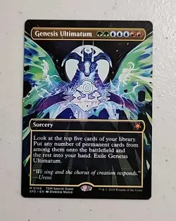Genesis Ultimatum Borderless Tarkir Dragonstorm NM-M MTG - Image 1