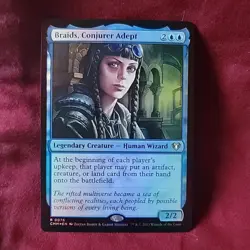 Braids, Conjurer Adept FOIL, Commander Masters, MTG CMM NM/M - Image 1