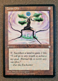 MTG Zuran Orb Ice Age Regular Near Mint Actual Photos (DS3D1PG)................. - Image 1