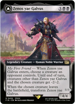Zenos yae Galvus (Extended Art) 0455 - Final Fantasy - MTG - NM/M - Image 1