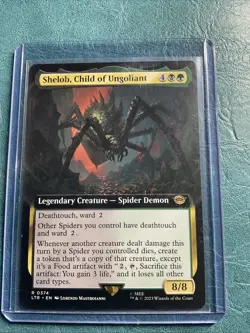 Shelob, Child of Ungoliant (Extended Art) Universes Beyond: the LOTR MTG Rare NM - Image 3