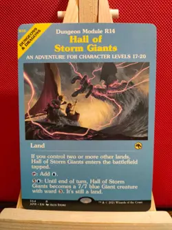 Hall of Storm Giants (Showcase) Adventures in the Forgotten Realms - NM/LP - MTG - Image 1