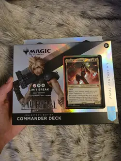 Factory Sealed Final Fantasy VII Limit Break Commander Deck Collector's Edition - Image 1