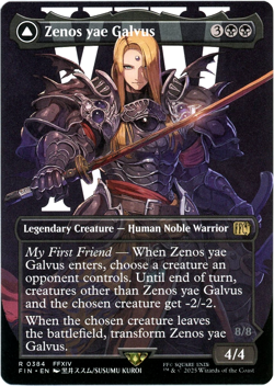Zenos yae Galvus (Borderless) 0384 - Final Fantasy - MTG - NM/M - SHIPS NOW - Image 1