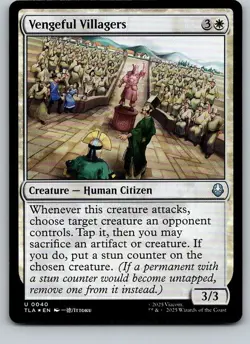 Vengeful Villagers - TLA - FOIL - 40 - MTG - Image 1
