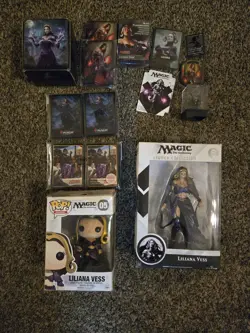 Liliana Vess MTG Lot. - Figures, Sleeves, Etc - FREE SHIPPING!!! - Image 1