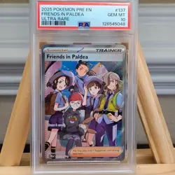 Friends in Paldea Full Art #137/131 PSA 10 Prismatic Evolutions Gem Mint Pokemon - Image 1