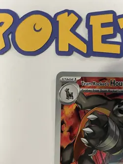 Team Rockets Houndoom 191/182 Sv10: Destined Rivals Illustration Rare Pokemon NM - Image 3