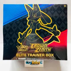 Pokemon Crown Zenith Elite Trainer Box Sword & Shield ETB Factory Sealed - Image 1