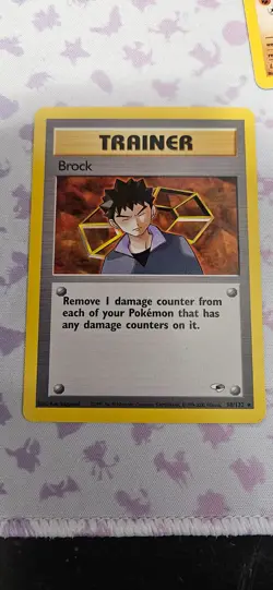 Vintage Pokemon Gym Heroes BROCK Theme Deck - open/complete - Image 5