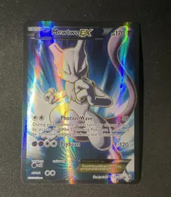 Mewtwo EX Full Art 157/162 Pokemon Breakthrough Ultra Rare English NM - Image 1