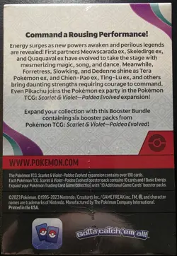 Pokemon Scarlet & Violet Paldea Evolved Booster Bundle Sealed *6 Packs* -English - Image 2