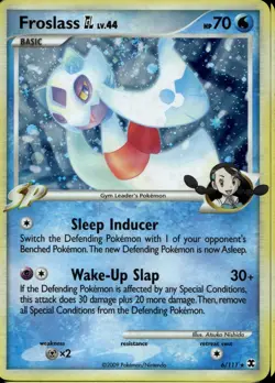 Froslass GL 6/111 Holo Rare PT Rising Rivals Pokemon - Image 1