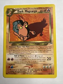 Pokemon Dark Magcargo 18/105 Neo Destiny MP - Image 1
