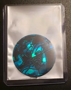 POKEMON JUMBO DRAGAPULT BLUE CRACKED ICE COIN SHINING FATES - Image 1