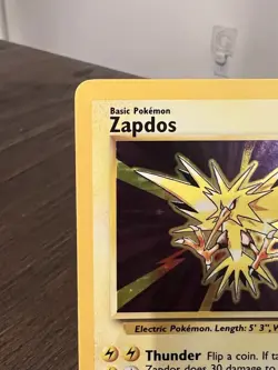 Pokemon TCG Zapdos 16/102 Holo Rare Base Set Unlimited LP/MP - Image 5