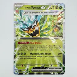 Pokemon Teal Mask Ogerpon ex SV06: Twilight Masquerade Holo 025/167 NM - Image 1