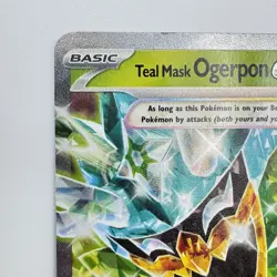 Pokemon Teal Mask Ogerpon ex SV06: Twilight Masquerade Holo 025/167 NM - Image 2