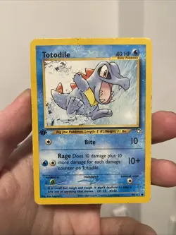 Totodile 80/111 Pokemon TCG: Neo Genesis 1st Edition WOTC - Image 1