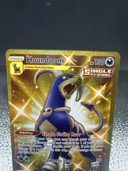 Pokemon TCG Houndoom 179/163 Gold Secret Rare SWSH Battle Styles NM+ - Image 3
