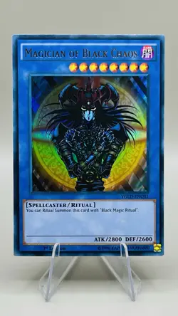 Yu-Gi-Oh! TCG Magician of Black Chaos YGLD-ENC01 1st Edition Ultra Rare NM - Image 1