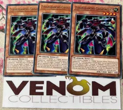 3x (M/NM) *EURO* Zubababancho Gagagacoat LED6-EN035 Rare Unlimited YuGiOh - Image 1