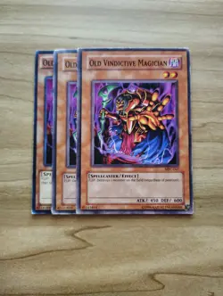 Yu-Gi-Oh! - Old Vindictive Magician 3X - Complete Playset - Image 1