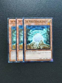 Yu-Gi-Oh - The White Stone Of Legend 3X - Full Playset - Image 1