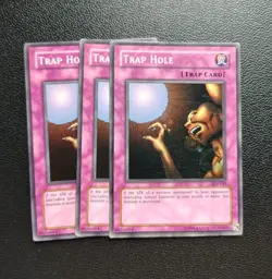 Yu-Gi-Oh - Trap Hole 3X - Full Playset - Image 1