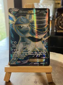 Pokemon TCG Glaceon-EX Fates Collide Holo Card 116/124 Damaged See Pictures - Image 4