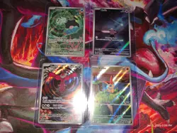 Pokemon 4 Card Illustration Rare Lot, Yvetal, Victini, Cleffa, Clamperl!!!!!!!!! - Image 1