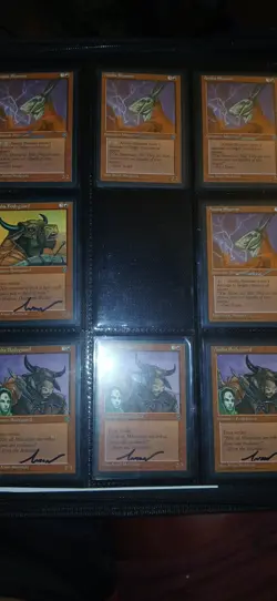 Mtg X8 Cards Signed By Anson Maddocks All Shown Included - Image 1