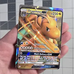 Dragonite GX Miscut Error Pokemon Card Unified Minds SM 152/236 - Image 1