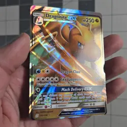 Dragonite GX Miscut Error Pokemon Card Unified Minds SM 152/236 - Image 2