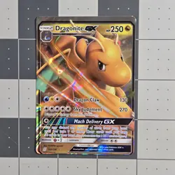 Dragonite GX Miscut Error Pokemon Card Unified Minds SM 152/236 - Image 5
