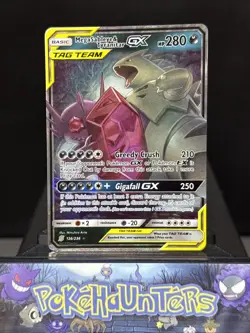 Pokemon Card Mega Sableye & Tyranitar Tag Team GX 126/236 Unified Minds LP - Image 1