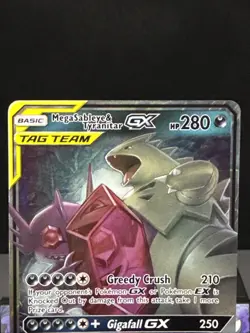 Pokemon Card Mega Sableye & Tyranitar Tag Team GX 126/236 Unified Minds LP - Image 2