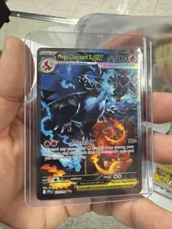 Mega Charizard ex SIR 125/094 Phantasmal Flames Pokemon TCG Card NM - Image 1