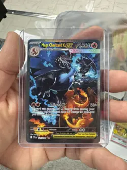 Mega Charizard ex SIR 125/094 Phantasmal Flames Pokemon TCG Card NM - Image 2