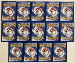 Pokemon 14 Card Mega Evolution Reverse Holo Lot No Duplicates Stufful Snover +++ - Image 2