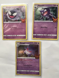 Pokemon TCG Gastly Haunter Gengar Card Lot 6 Cards TEF PAF Sets 2022 - Image 2