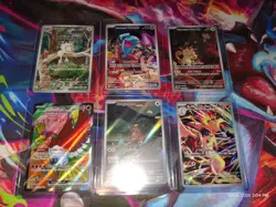 Pokemon Illustration Rare Card Lot, Both Meowth IRs, Ethans Ho-Ho & Typhlosion!! - Image 1