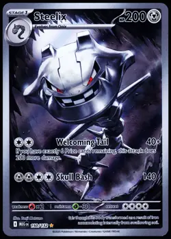 Pokemon Card- Steelix ME01: Mega Evolution #150/132 - Image 1